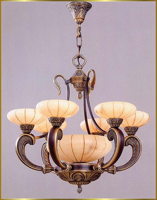 Alabaster Chandeliers Model: RL 1458-70